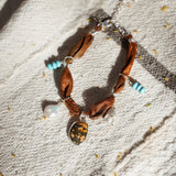 The Fray Baby Anklets with Ocean Jasper + Pearl Beads
