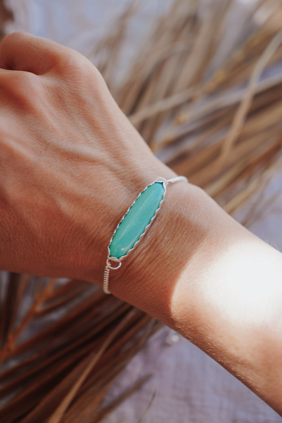 Out West Box Chain in Campitos Turquoise
