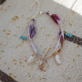 The Fray Baby Anklets with Ocean Jasper + Pearl Beads
