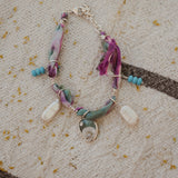 The Fray Baby Anklets with Ocean Jasper + Pearl Beads