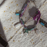 The Fray Baby Anklets with Ocean Jasper + Pearl Beads