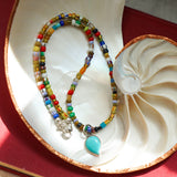 Mixed Up Honey Necklace in Campitos Turquoise