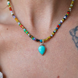 Mixed Up Honey Necklace in Campitos Turquoise