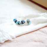Periwinkle Ear Crawler + Stud in Golden Hills Turquoise