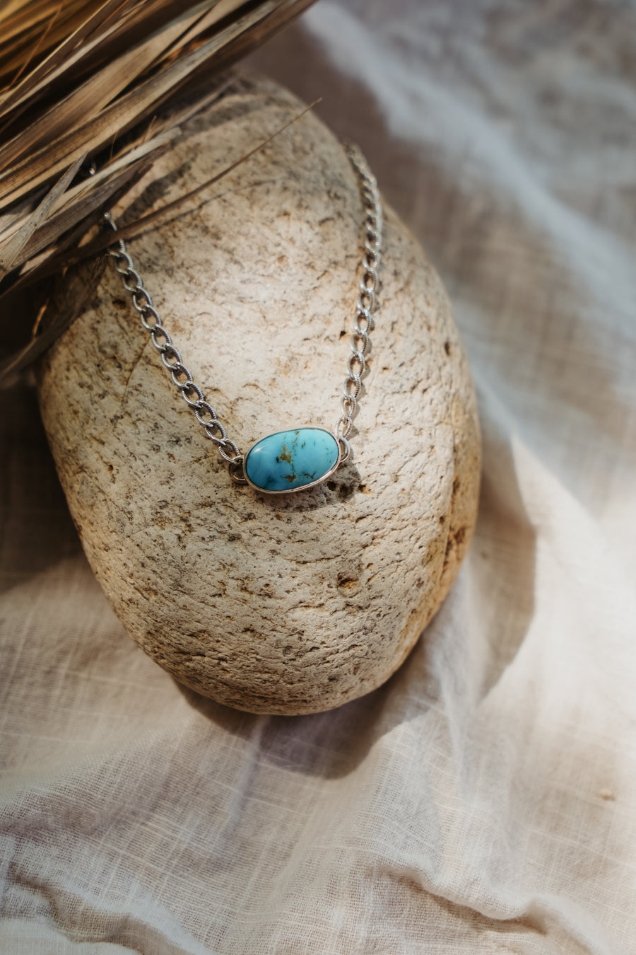 Anklet in Turquoise Mountain Turquoise
