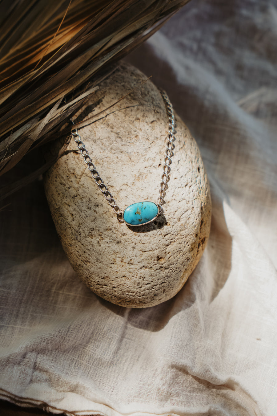 Anklet in Turquoise Mountain Turquoise