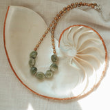 Rock Your Socks Necklace in Jade + Freshwater Pearl