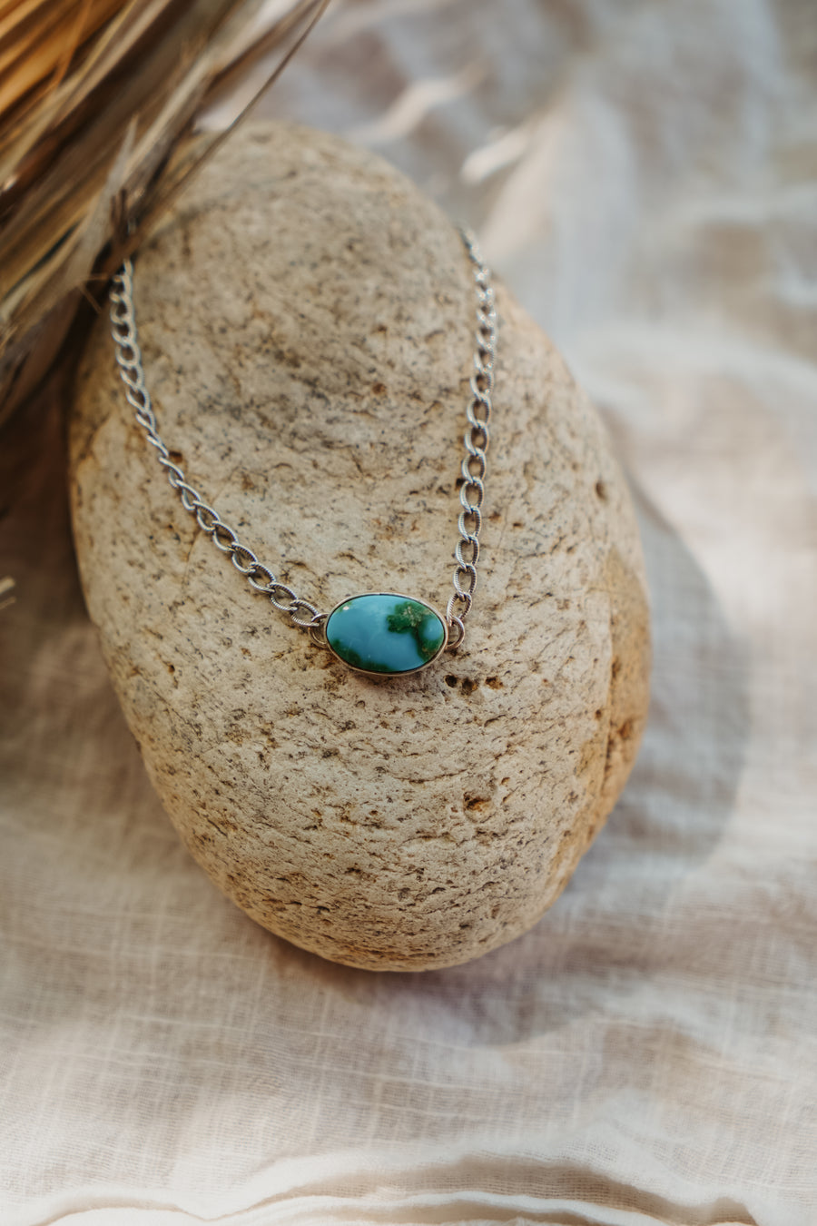Anklet in Turquoise Mountain Turquoise