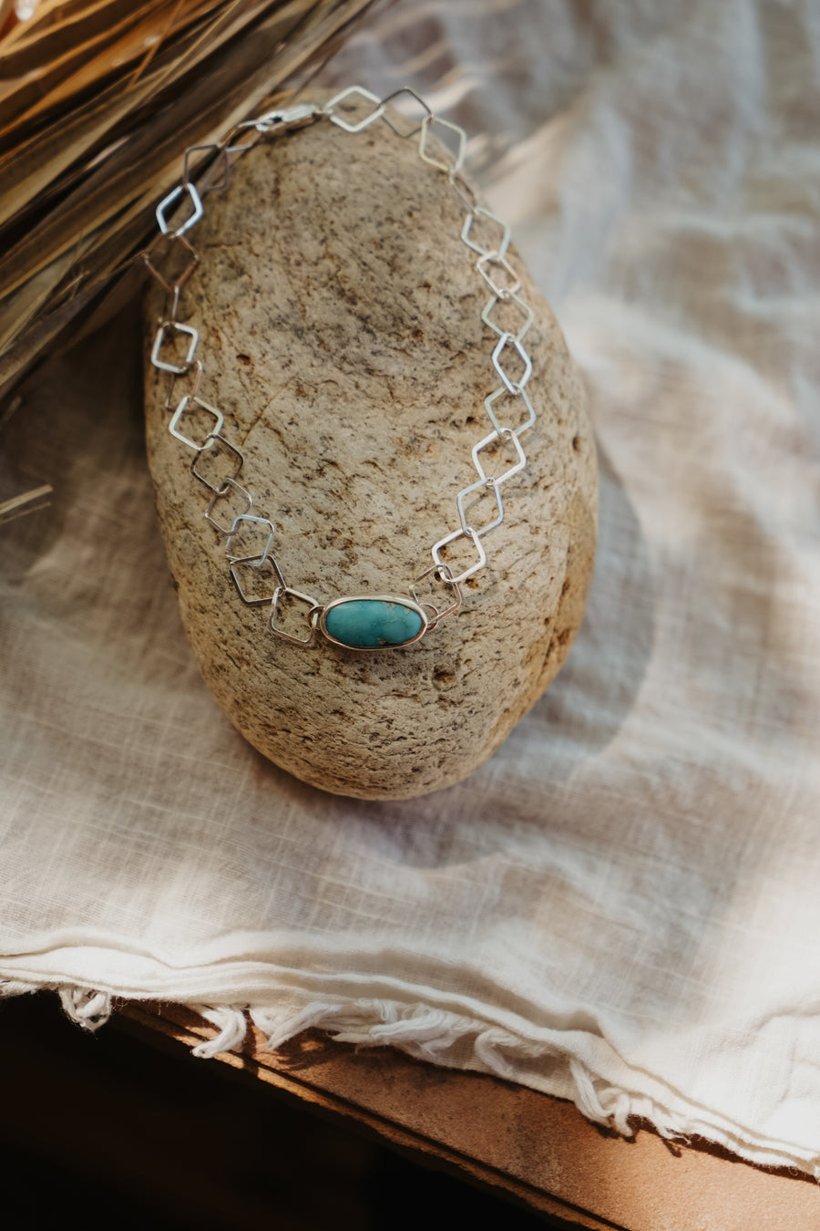 Anklet in Turquoise Mountain Turquoise