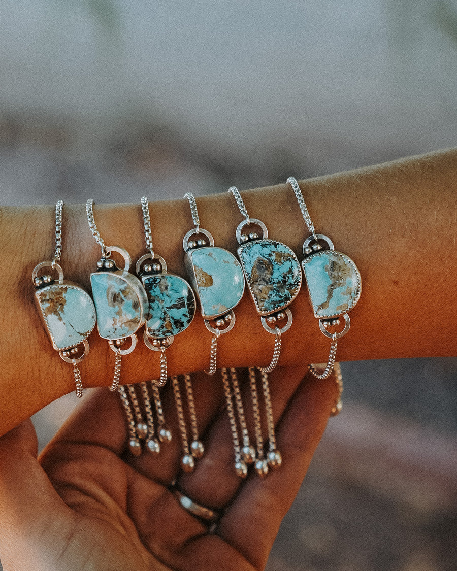 Out West Adjustable Bracelets in Sandhill Turquoise