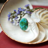 Oasis Ring in Sonoran Mtn Turquoise (Size 6.5)