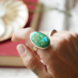 Oasis Ring in Sonoran Mtn Turquoise (Size 9)