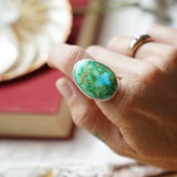Oasis Ring in Sonoran Mtn Turquoise (Size 9)