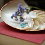 Horizontal Ring in Golden Hills Turquoise (Size 6)