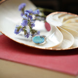 Horizontal Ring in Golden Hills Turquoise (Size 8)
