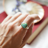 Horizontal Ring in Sonoran Mtn Turquoise (Size 7.5)