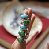 Horizontal Ring in Sonoran Mtn Turquoise (Size 9)