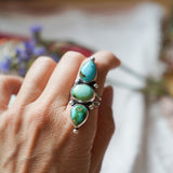 Cairn Ring in Sonoran Mtn Turquoise (Size 7.5)
