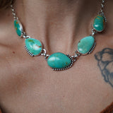 Desert Cloud Choker in Royston Turquoise