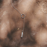 Dainty Lariat in Pearl