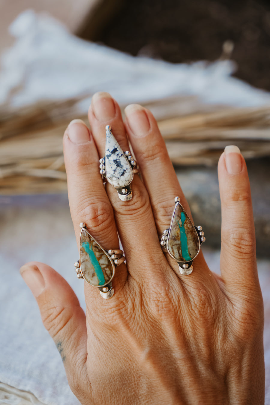 Aurora Ring in Royston Ribbon (Size 8)