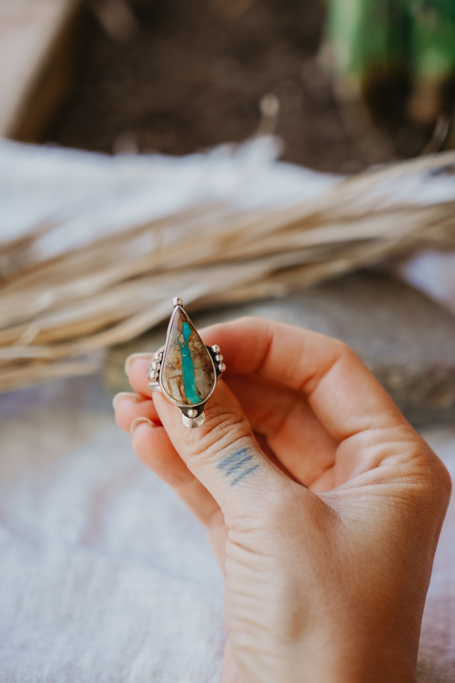 Aurora Ring in Royston Ribbon (Size 8)