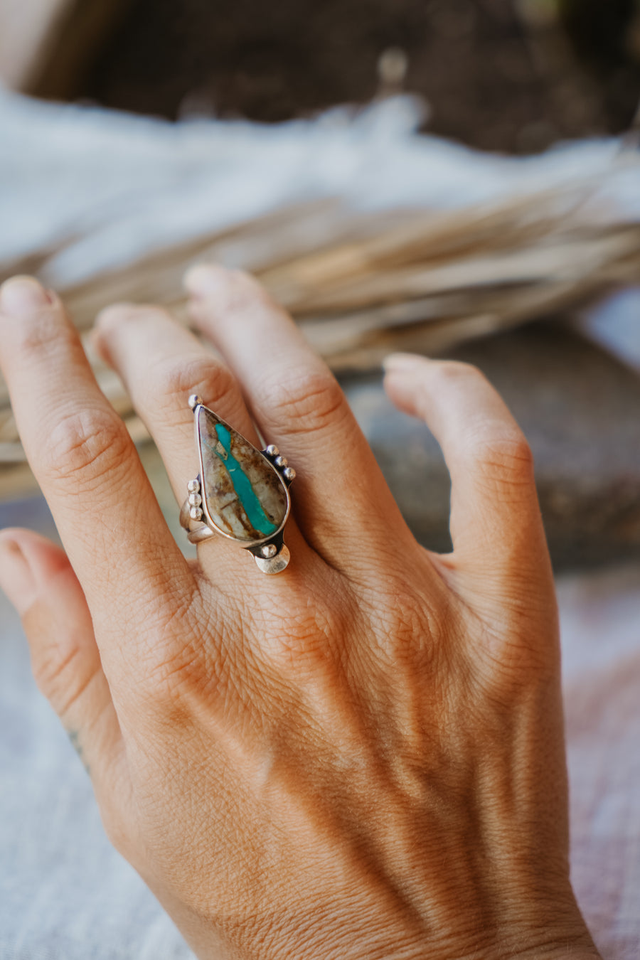Aurora Ring in Royston Ribbon (Size 8)