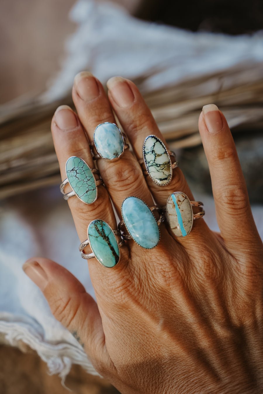 Larimar Ring (Size 5.25)