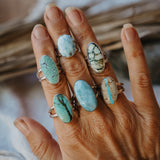 Traveler Ring in Hubei Turquoise (Size 6.5)