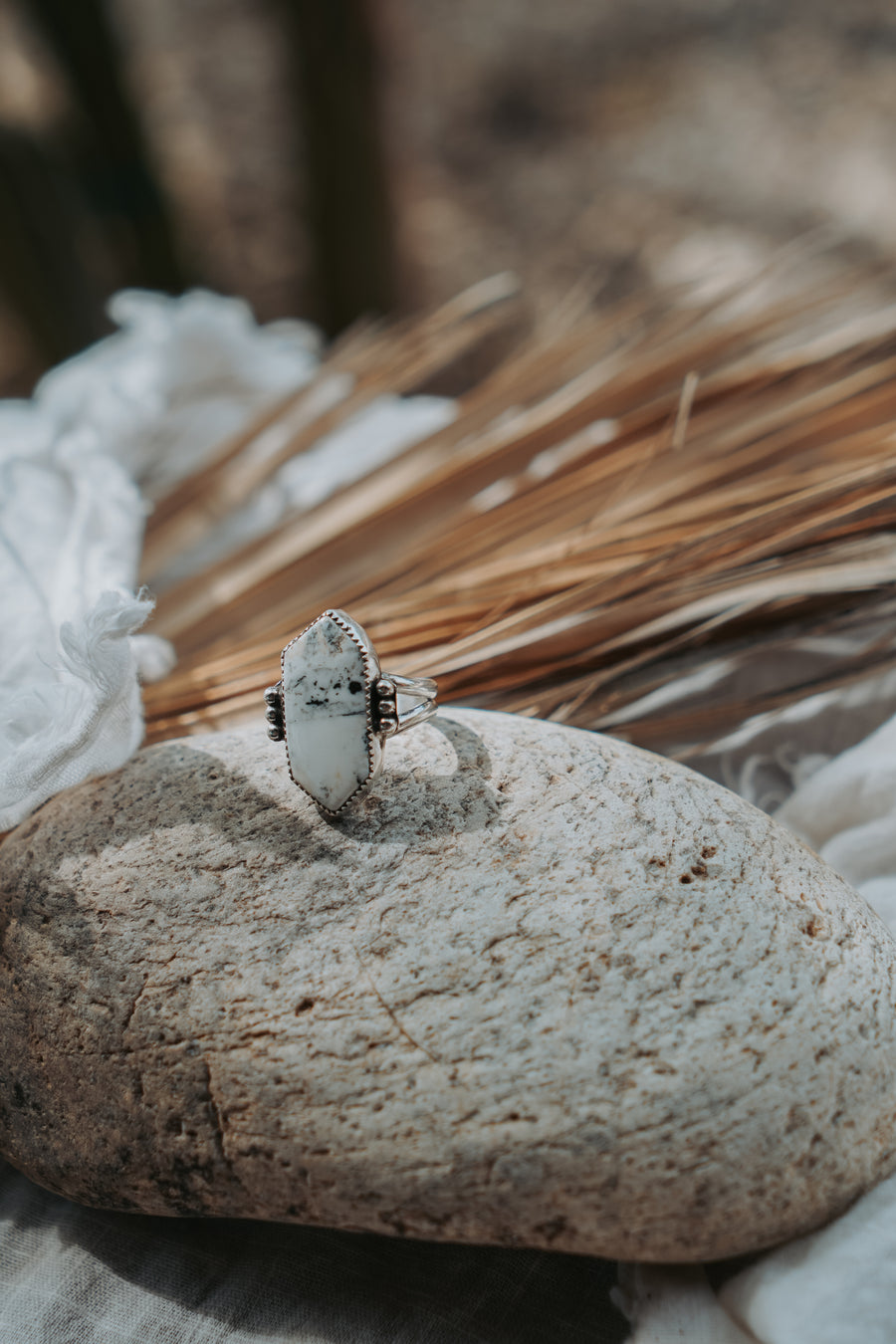 White Buffalo Ring (Size 9)