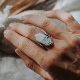 White Buffalo Ring (Size 8.75)