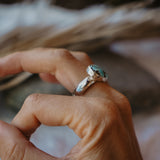 Horizontal Ring in Hubei Turquoise (Size 9.75)