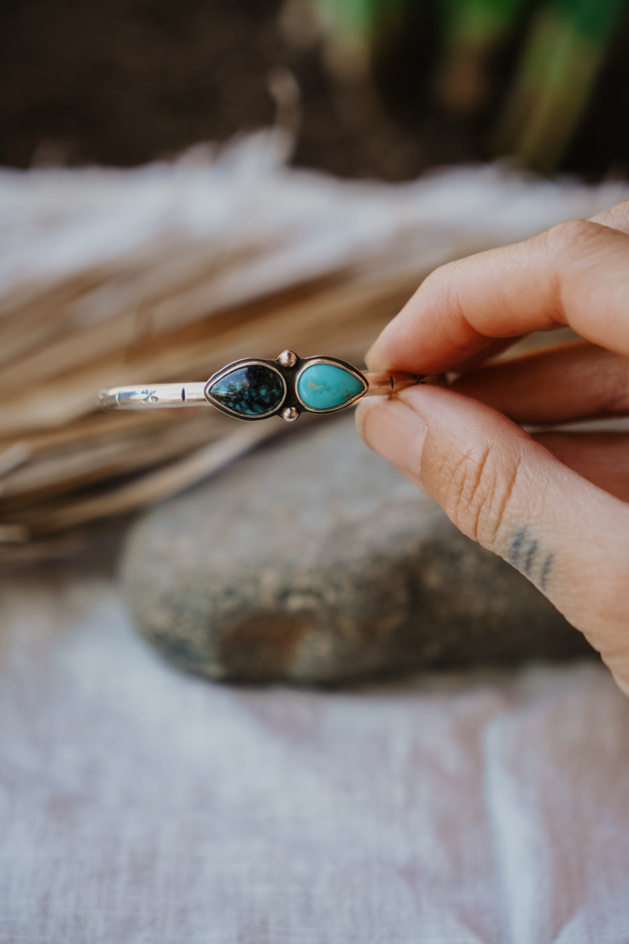 Westbound Cuff in Hubei Turquoise