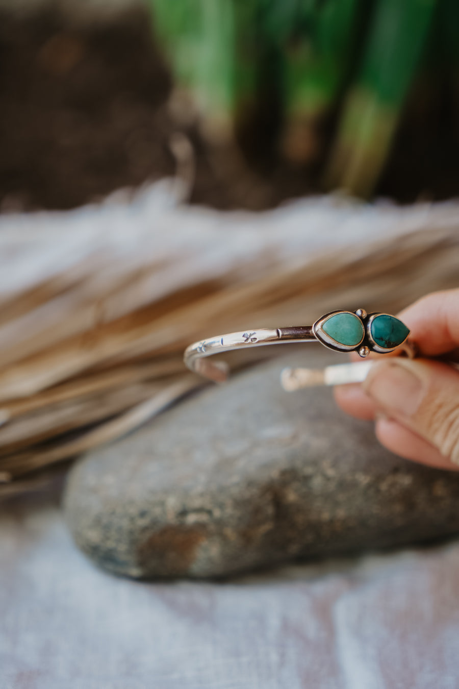 Westbound Cuff in Hubei Turquoise