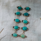Drip Earrings in Kingman Turquoise