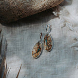 Horseshoe Drops in Royston Ribbon Turquoise