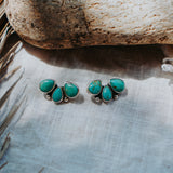 Ear Crawlers in Kingman Turquoise