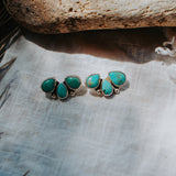 Ear Crawlers in Kingman Turquoise