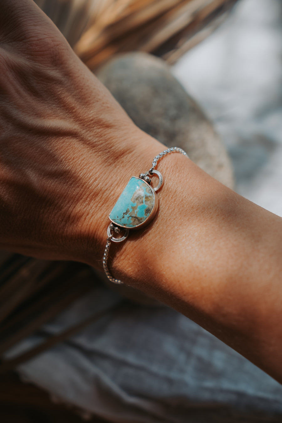 Out West Adjustable Bracelets in Sandhill Turquoise