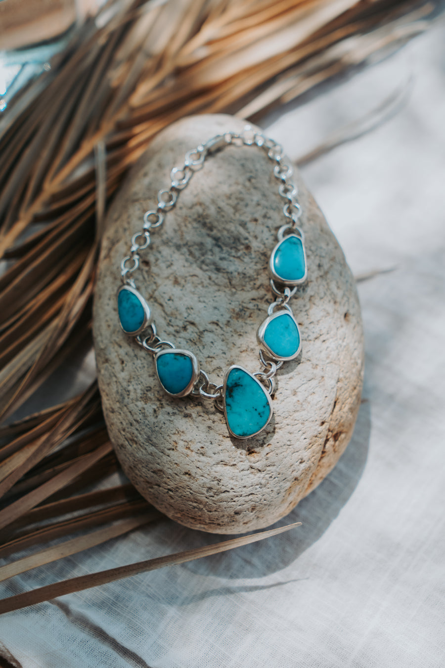 Stepping Stone Bracelet in Sonoran Gem Turquoise