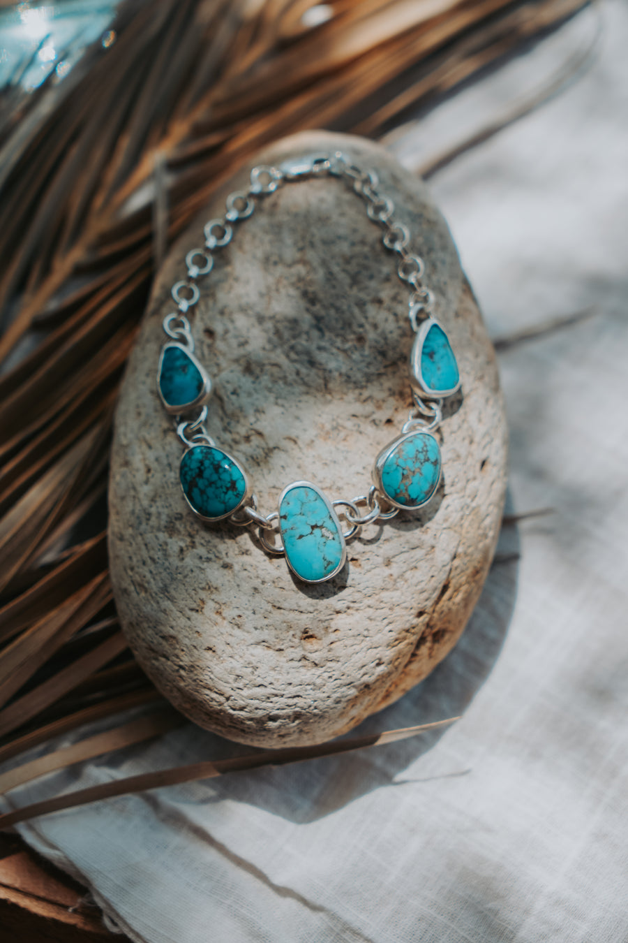 Stepping Stone Bracelet in Sonoran Gem Turquoise