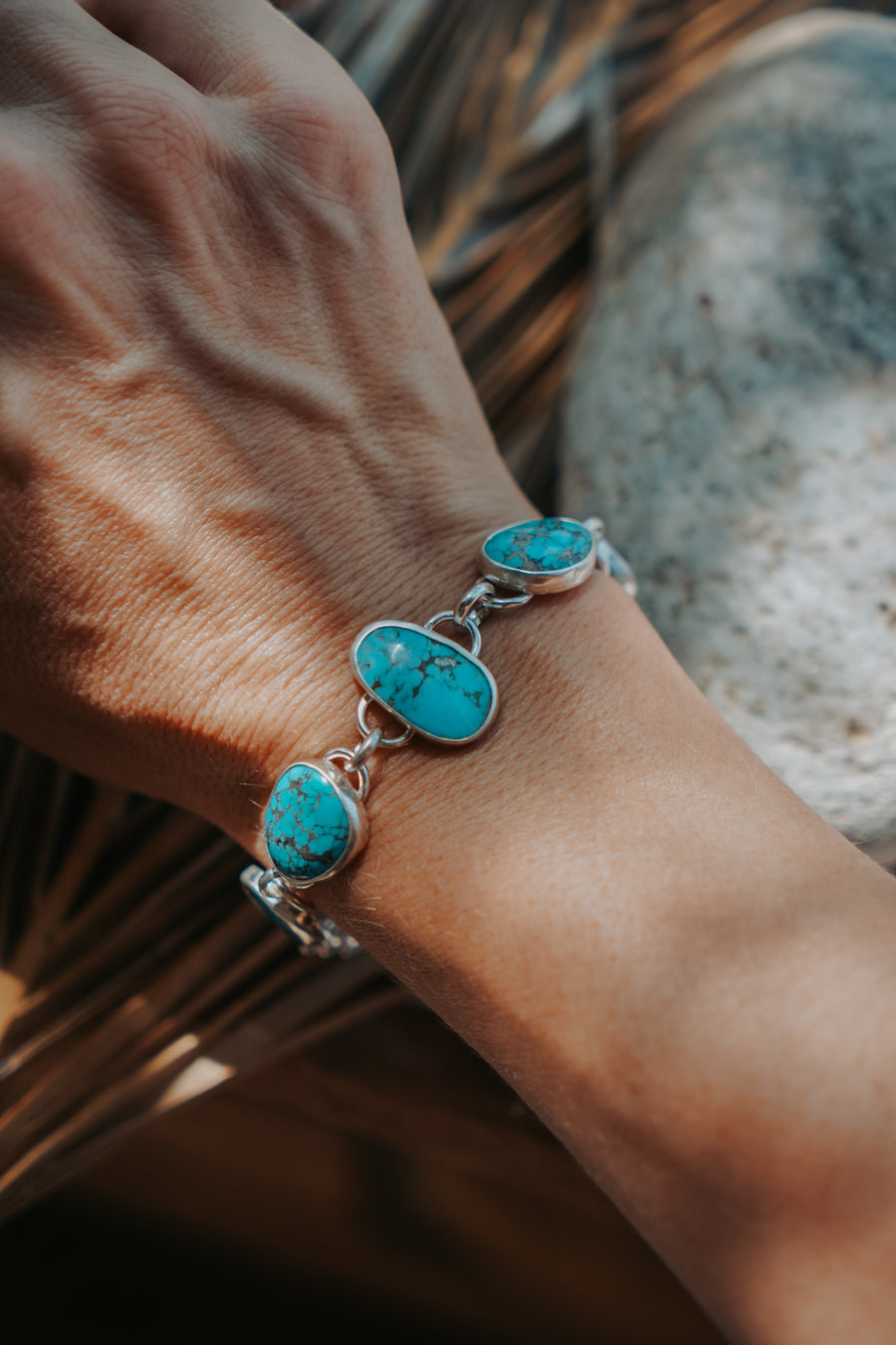 Stepping Stone Bracelet in Sonoran Gem Turquoise