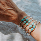 The Westbound Cuff in Kingman Turquoise