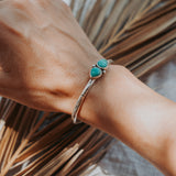 The Westbound Cuff in Kingman Turquoise