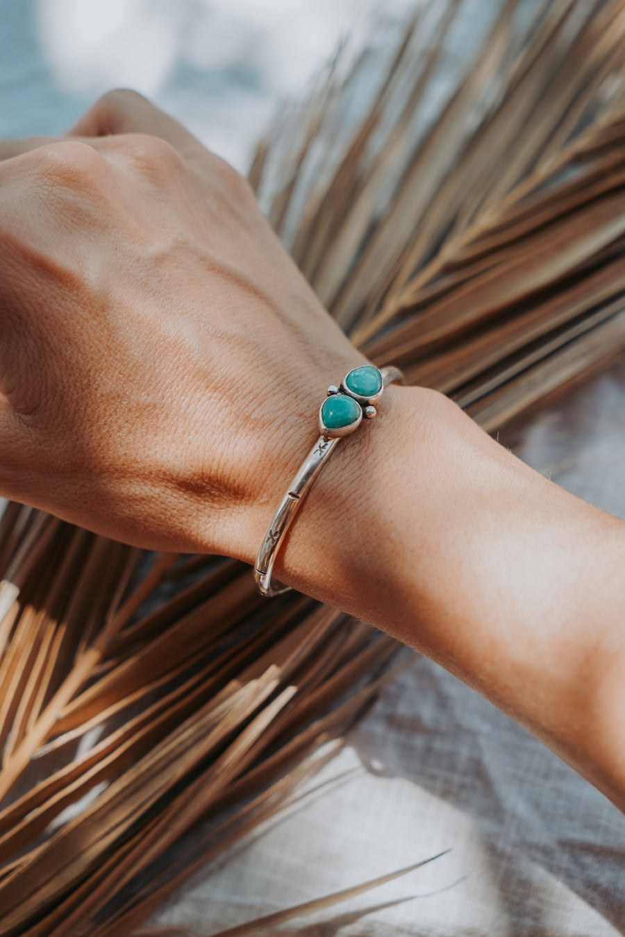 The Westbound Cuff in Kingman Turquoise