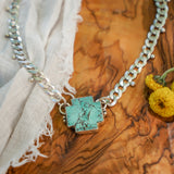The Positive Vibes Choker in Hubei Turquoise