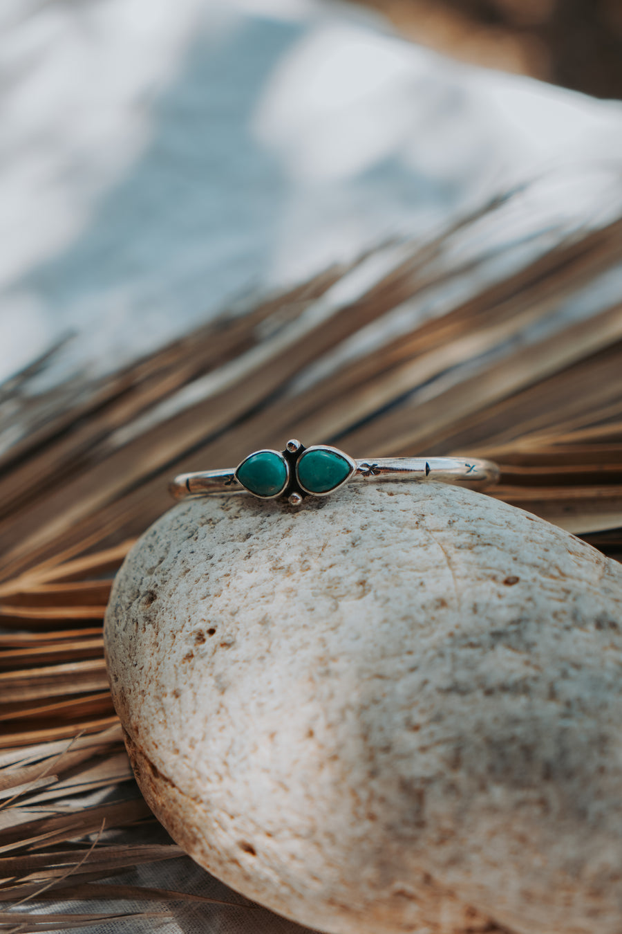The Westbound Cuff in Kingman Turquoise