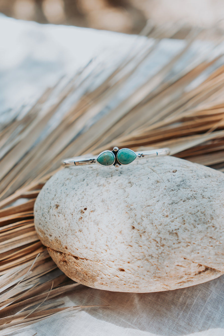 The Westbound Cuff in Kingman Turquoise