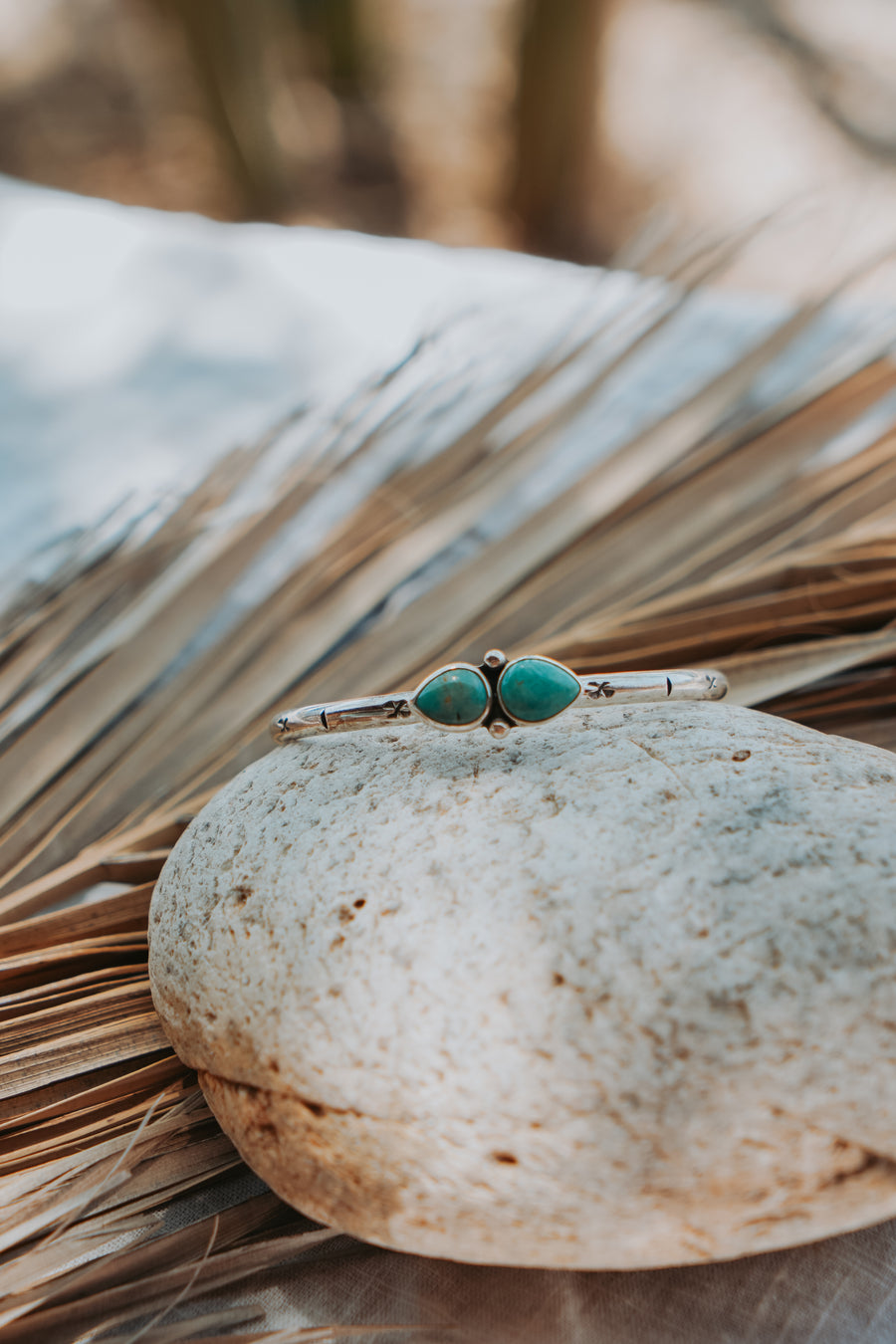 The Westbound Cuff in Kingman Turquoise