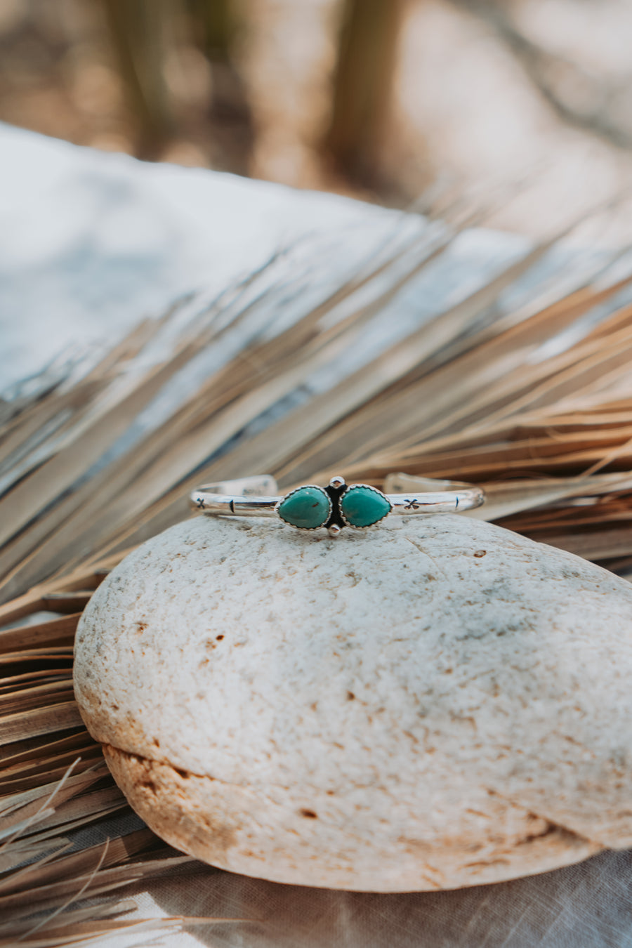 The Westbound Cuff in Kingman Turquoise